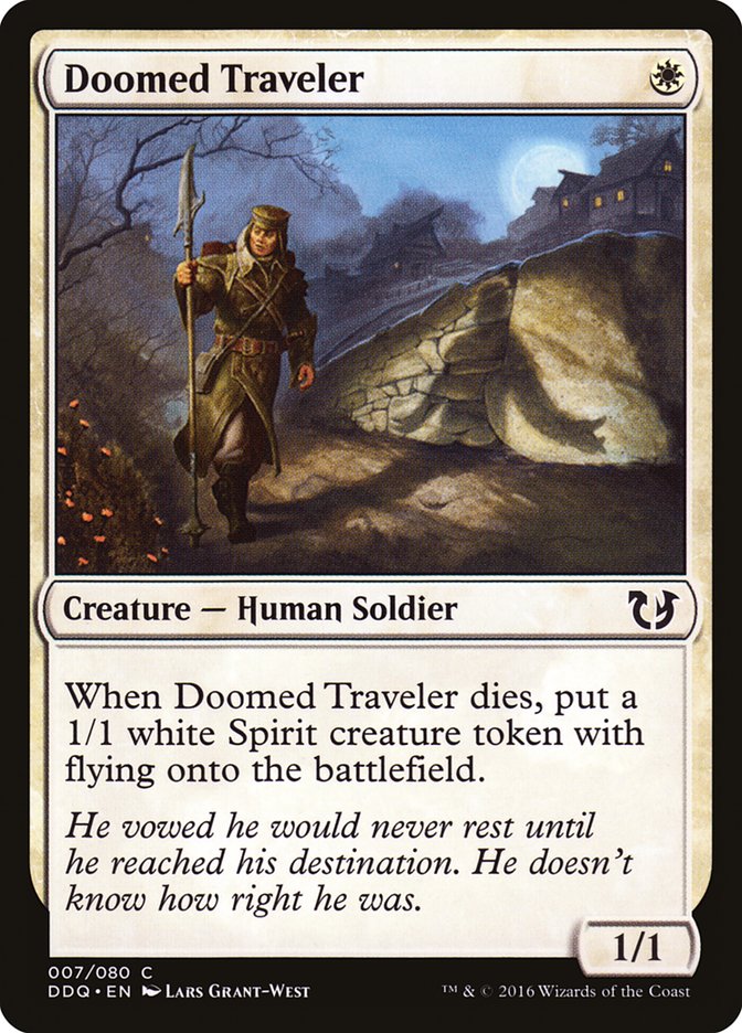 Doomed Traveler [Duel Decks: Blessed vs. Cursed] | Total Play