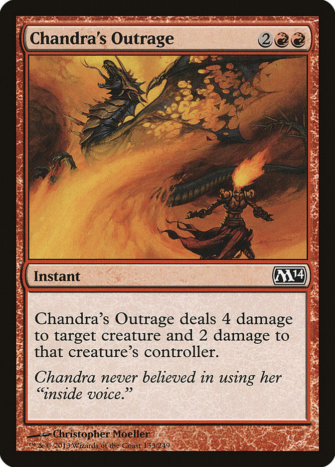 Chandra's Outrage [Magic 2014] | Total Play