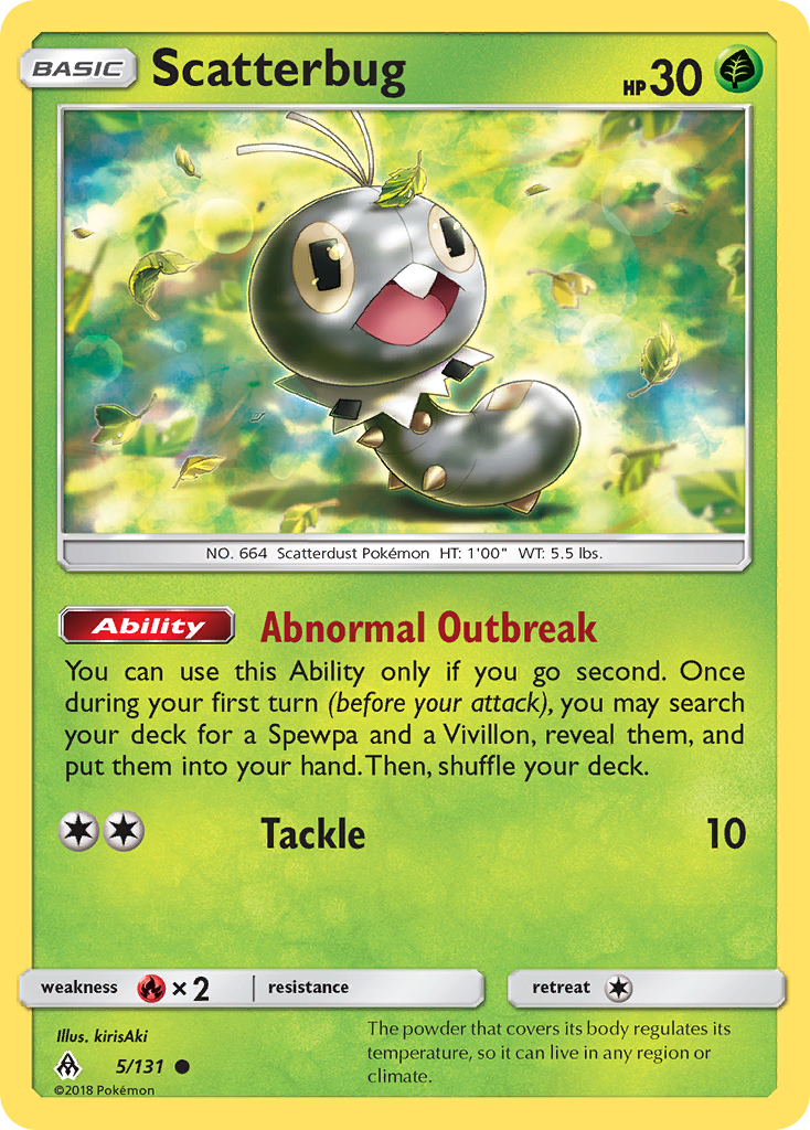 Scatterbug (5/131) [Sun & Moon: Forbidden Light] | Total Play
