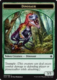 Dinosaur // Treasure (008) Double-Sided Token [Ixalan Tokens] | Total Play