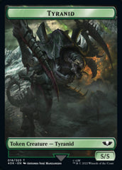 Tyranid (017) // Tyranid (018) Double-Sided Token (Surge Foil) [Warhammer 40,000 Tokens] | Total Play