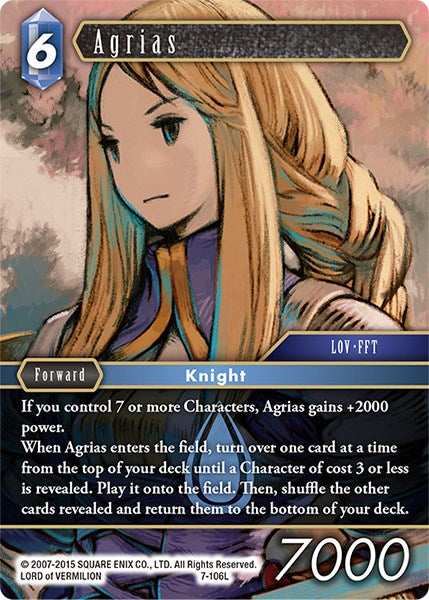 Agrias [Opus VII] | Total Play