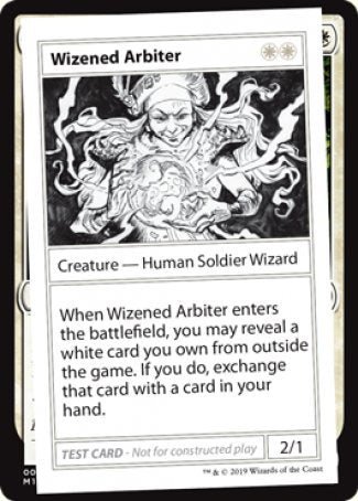 Wizened Arbiter (2021 Edition) [Mystery Booster Playtest Cards] | Total Play
