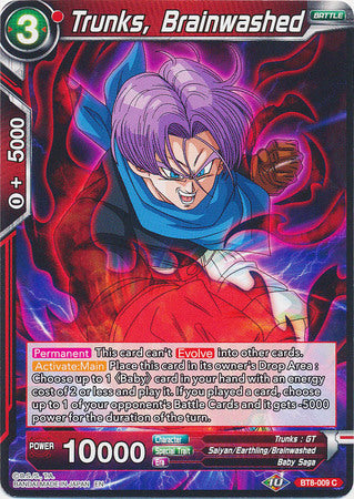 Trunks, Brainwashed (BT8-009) [Malicious Machinations] | Total Play