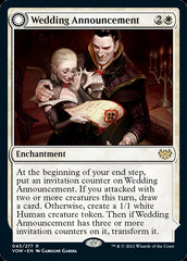 Wedding Announcement // Wedding Festivity [Innistrad: Crimson Vow] | Total Play