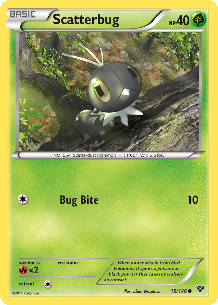 Scatterbug (15/146) [XY: Base Set] | Total Play