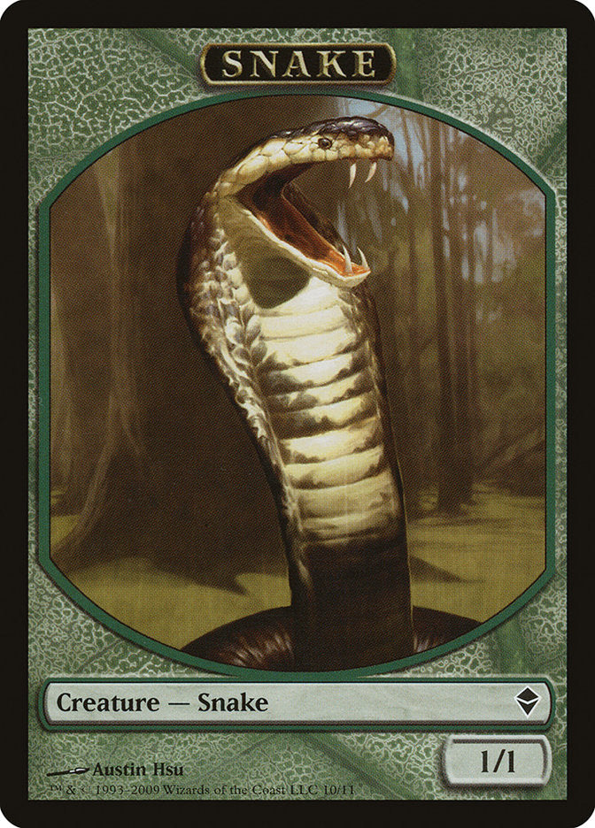 Snake Token [Zendikar Tokens] | Total Play