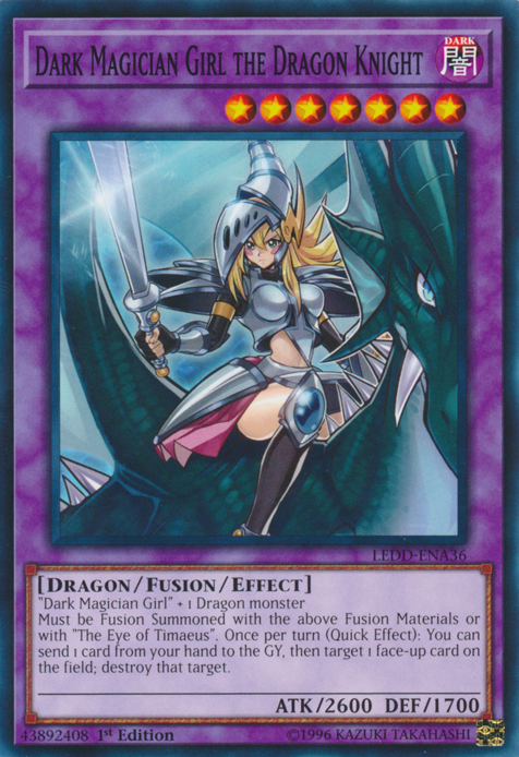 Dark Magician Girl the Dragon Knight [LEDD-ENA36] Common | Total Play