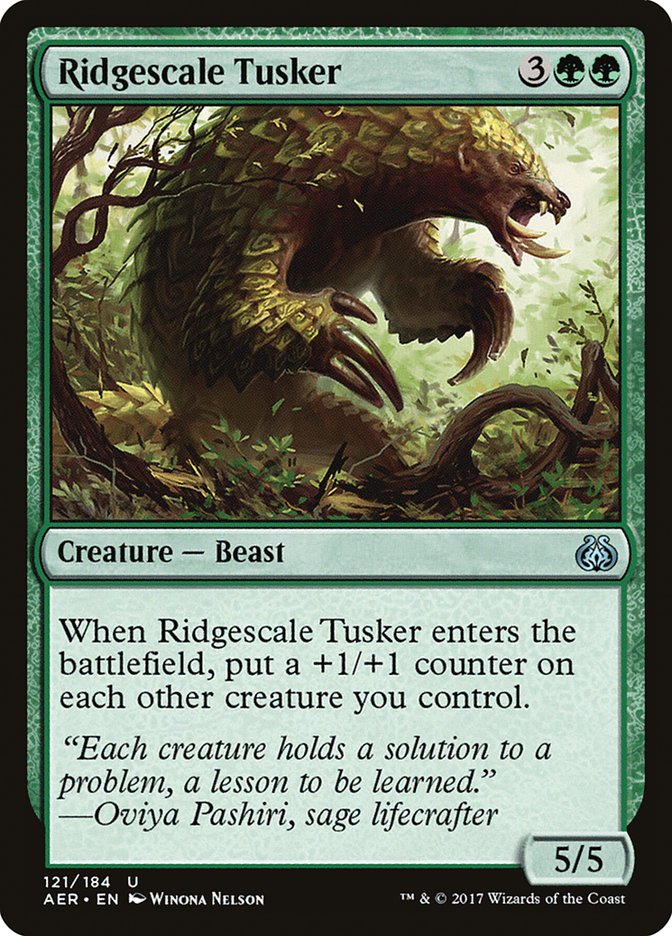 Ridgescale Tusker [Aether Revolt] | Total Play