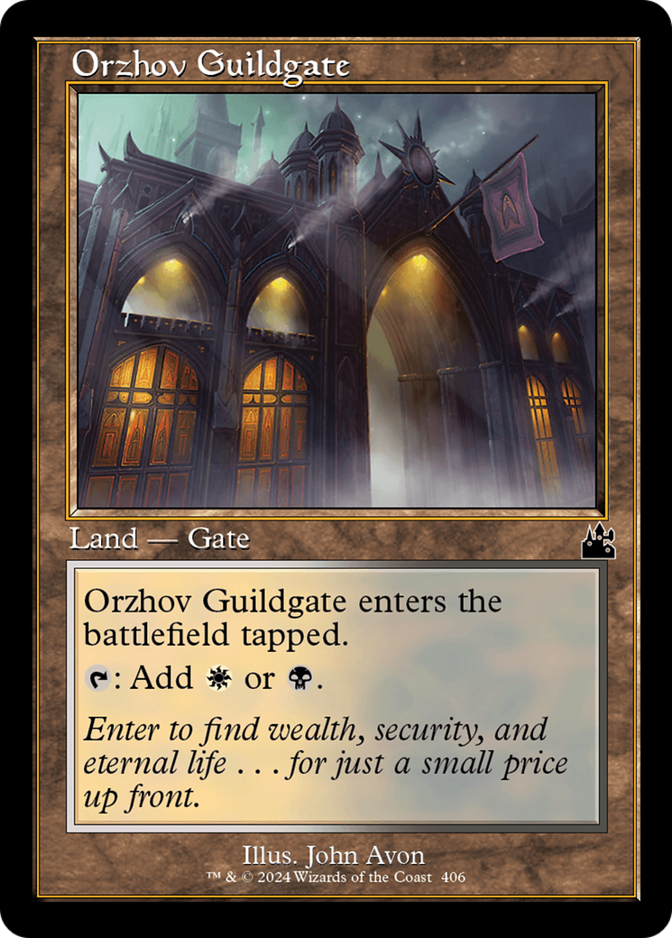 Orzhov Guildgate (Retro Frame) [Ravnica Remastered] | Total Play