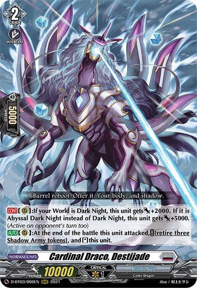 Cardinal Draco, Destijade (D-BT03/006EN) [Advance of Intertwined Stars] | Total Play
