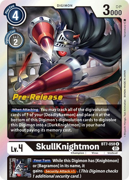 SkullKnightmon [BT7-058] [Next Adventure Pre-Release Cards] | Total Play