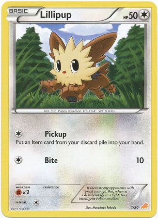 Lillipup (1/30) [Black & White: Trainer Kit - Excadrill] | Total Play