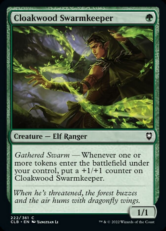 Cloakwood Swarmkeeper [Commander Legends: Battle for Baldur's Gate] | Total Play