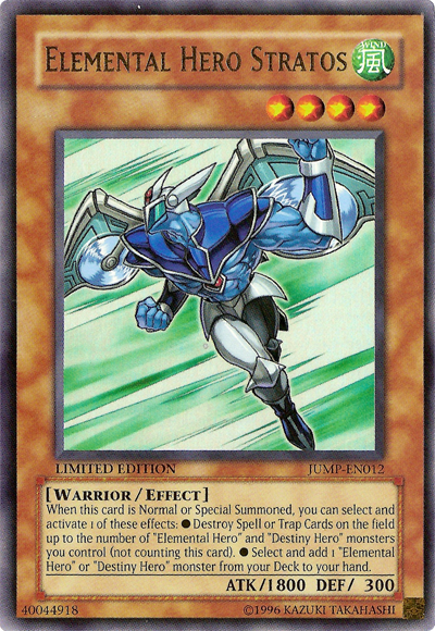 Elemental Hero Stratos [JUMP-EN012] Ultra Rare | Total Play