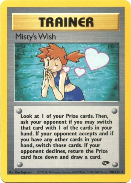 Misty's Wish (108/132) [Gym Challenge Unlimited] | Total Play