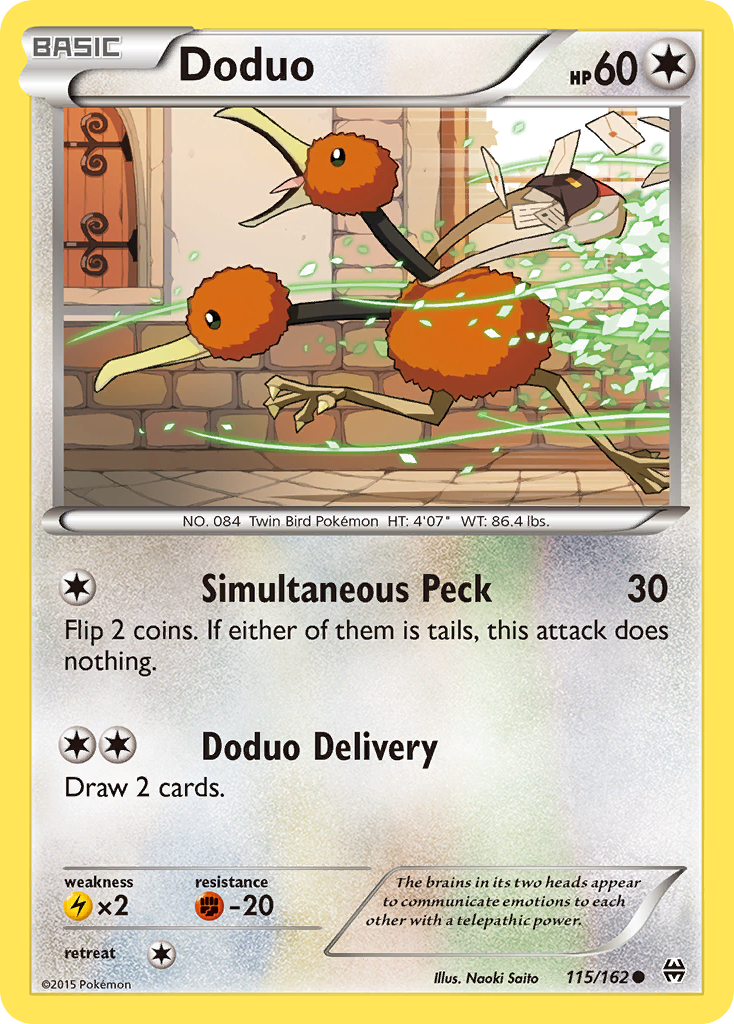 Doduo (115/162) [XY: BREAKthrough] | Total Play