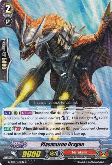 Plasmatron Dragon (G-BT12/078EN) [Dragon King's Awakening] | Total Play