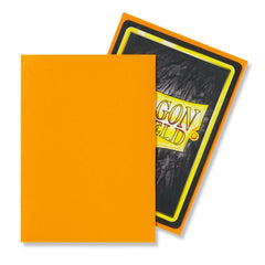 Dragon Shield: Standard 100ct Sleeves - Orange (Matte) | Total Play