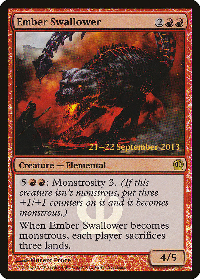Ember Swallower [Theros Prerelease Promos] | Total Play
