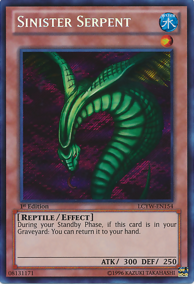 Sinister Serpent [LCYW-EN154] Secret Rare | Total Play