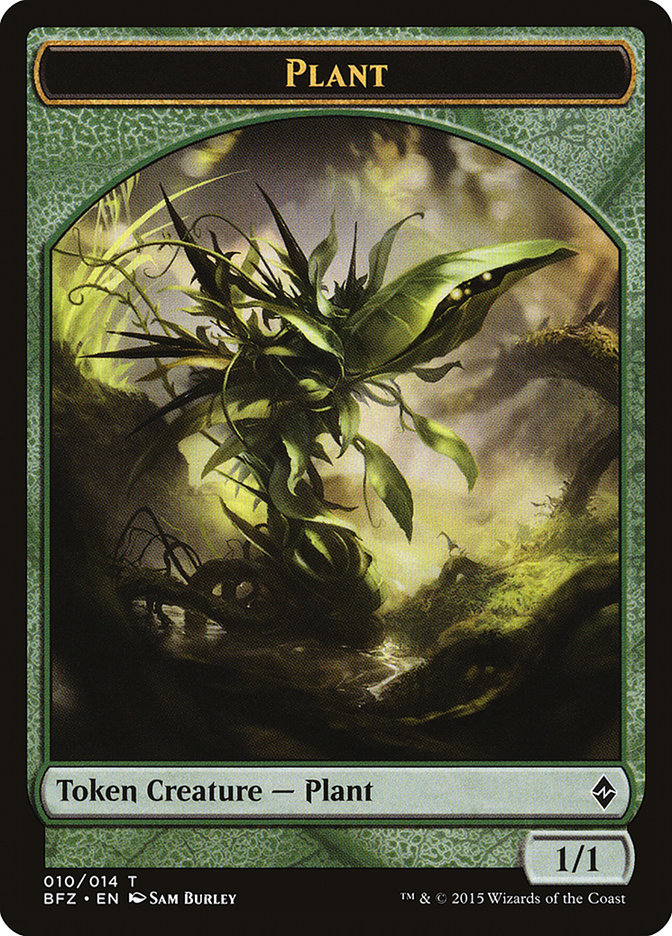 Plant Token [Battle for Zendikar Tokens] | Total Play