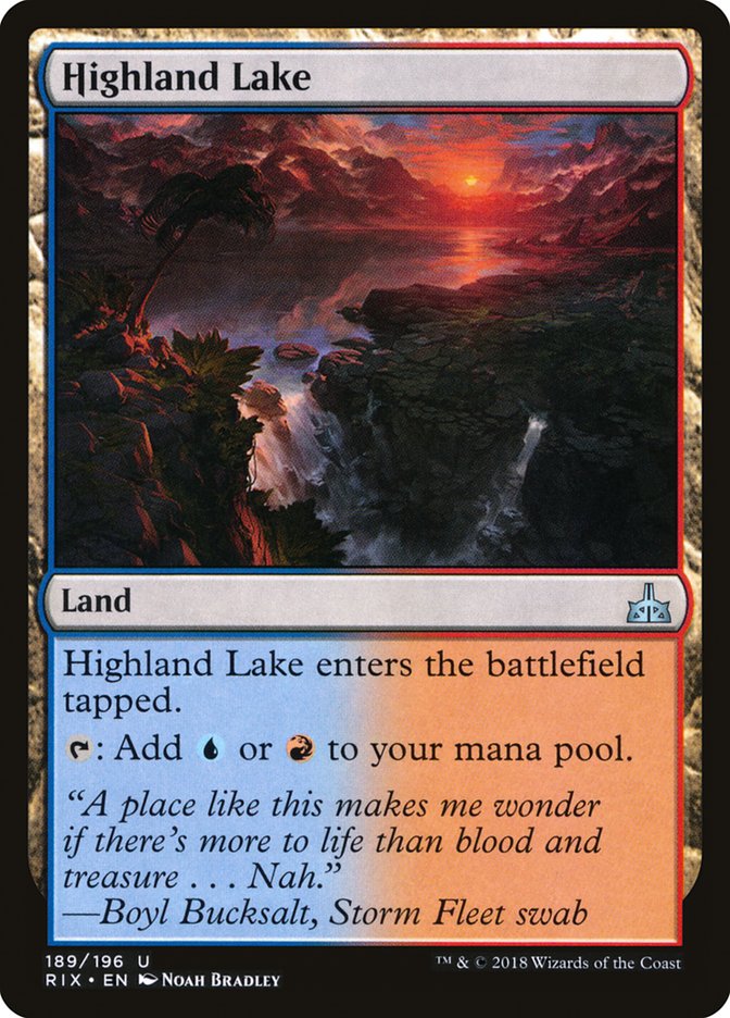 Highland Lake [Rivals of Ixalan] | Total Play