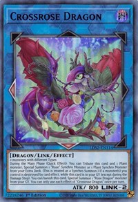 Crossrose Dragon (Blue) [LDS2-EN114] Ultra Rare | Total Play