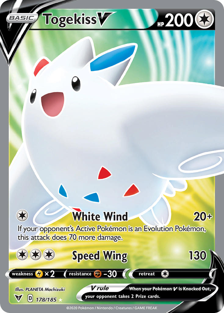 Togekiss V (178/185) [Sword & Shield: Vivid Voltage] | Total Play