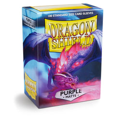 Dragon Shield: Standard 100ct Sleeves - Purple (Matte) | Total Play