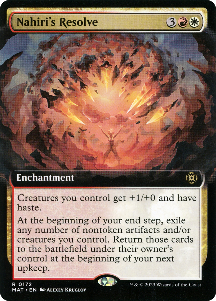 Nahiri's Resolve (Extended Art) [March of the Machine: The Aftermath] | Total Play