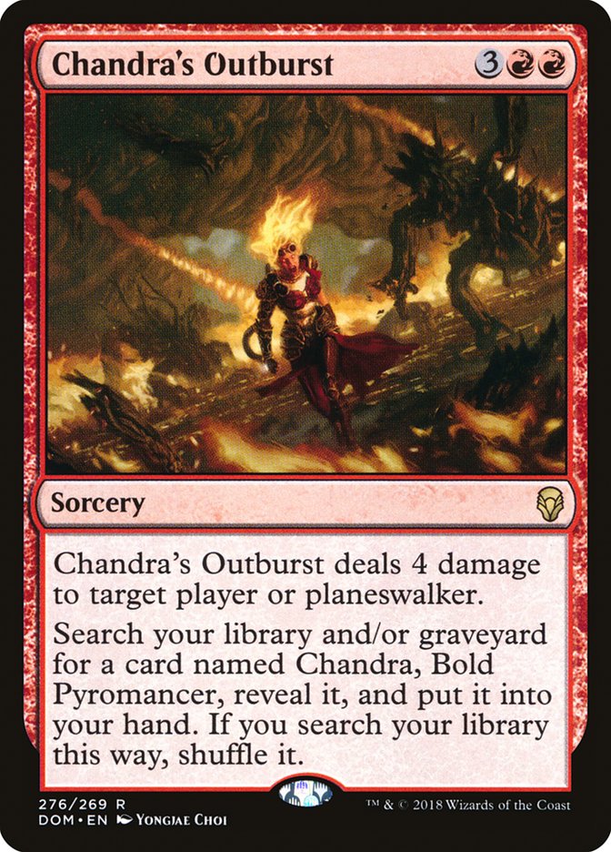 Chandra's Outburst [Dominaria] | Total Play