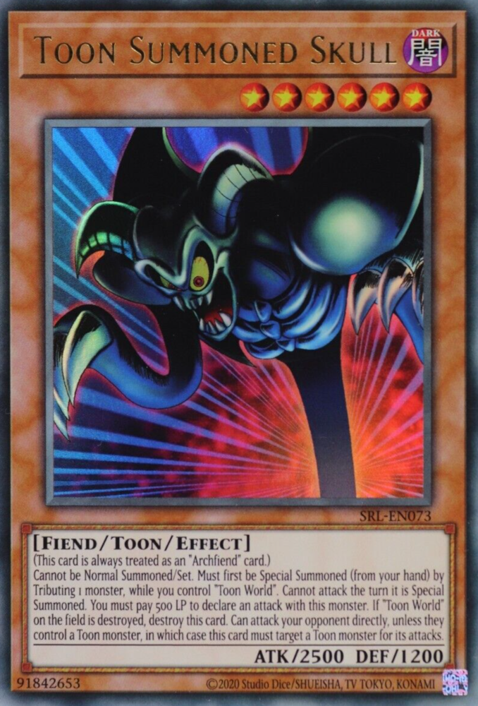 Toon Summoned Skull (25th Anniversary) [SRL-EN073] Ultra Rare | Total Play