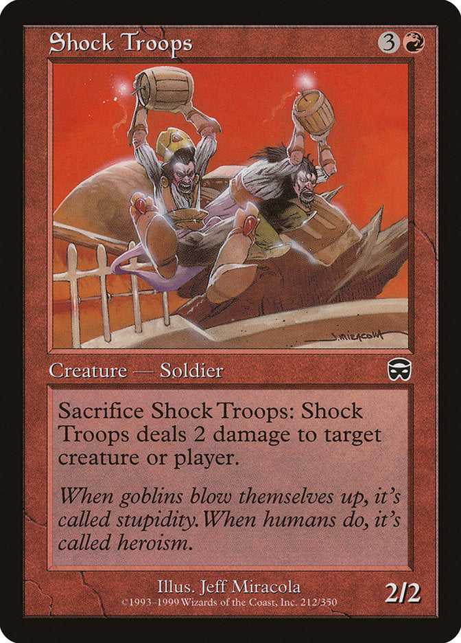 Shock Troops [Mercadian Masques] | Total Play