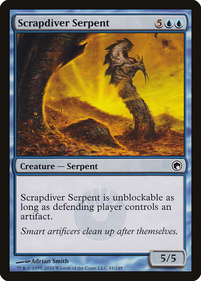 Scrapdiver Serpent [Scars of Mirrodin] | Total Play