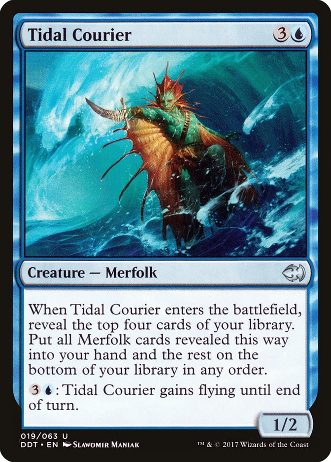 Tidal Courier [Duel Decks: Merfolk vs. Goblins] | Total Play