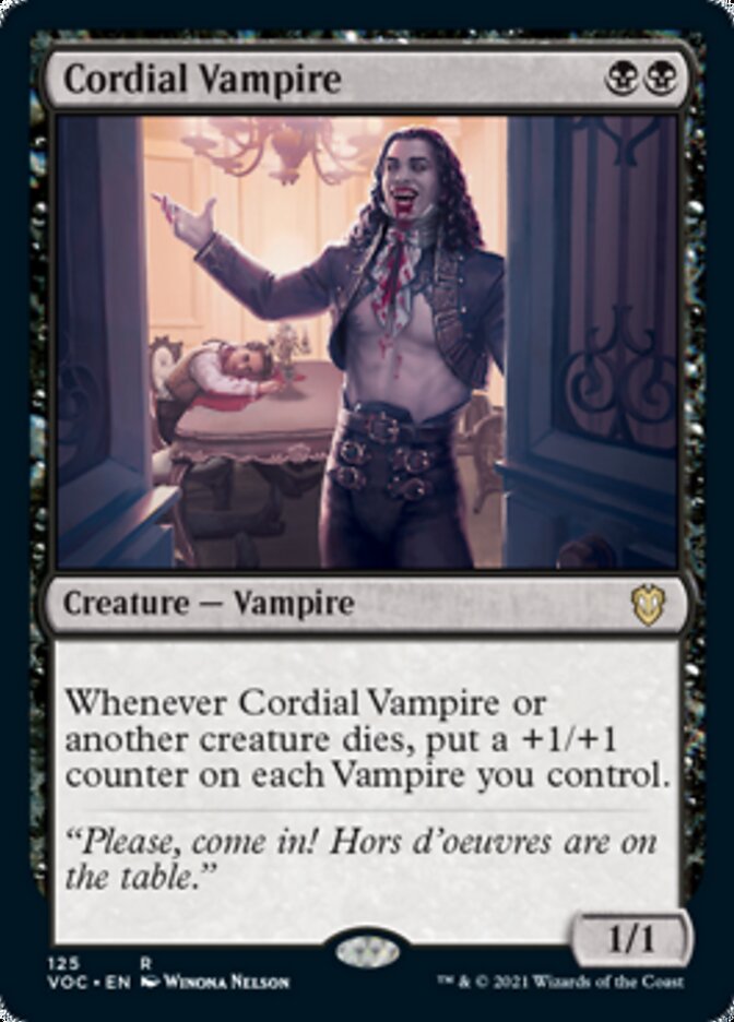 Cordial Vampire [Innistrad: Crimson Vow Commander] | Total Play