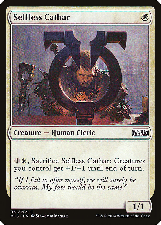 Selfless Cathar [Magic 2015] | Total Play