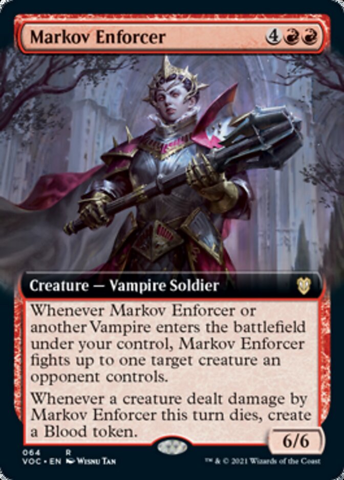 Markov Enforcer (Extended Art) [Innistrad: Crimson Vow Commander] | Total Play