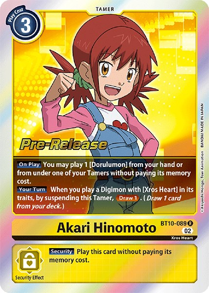 Akari Hinomoto [BT10-089] [Xros Encounter Pre-Release Cards] | Total Play