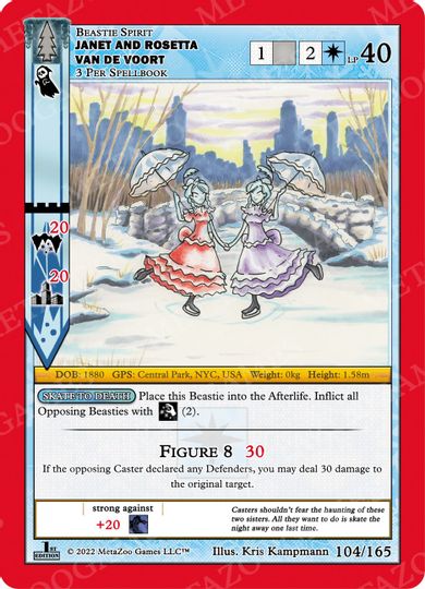 Janet and Rosetta Van de Voort [Cryptid Nation: Wilderness] | Total Play