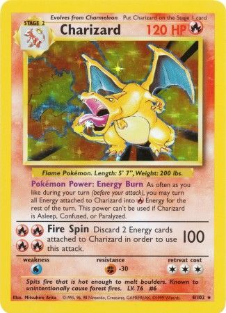 Charizard (4/102) [Base Set Unlimited] | Total Play