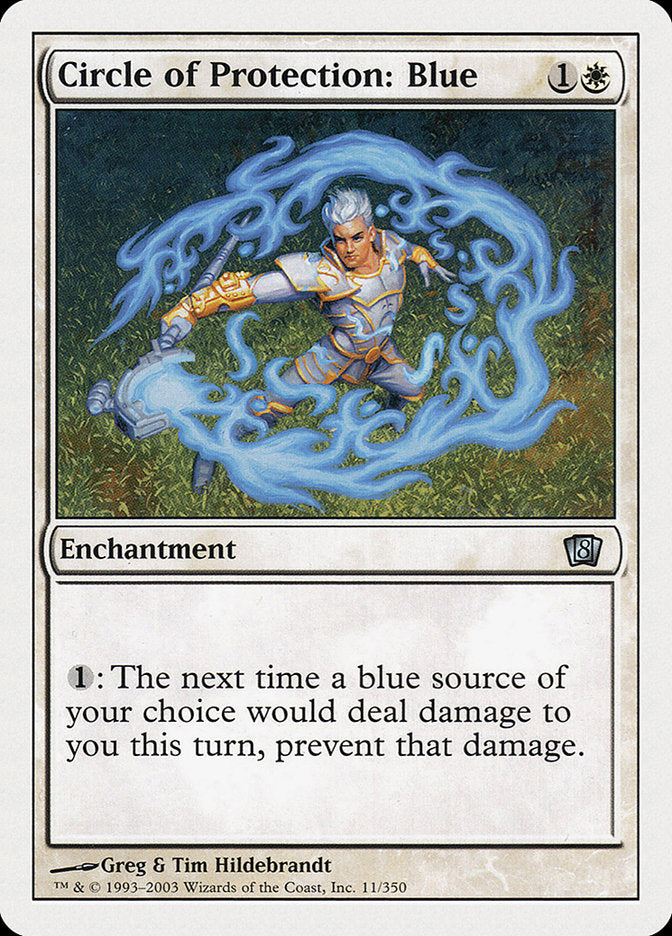 Circle of Protection: Blue [Eighth Edition] | Total Play