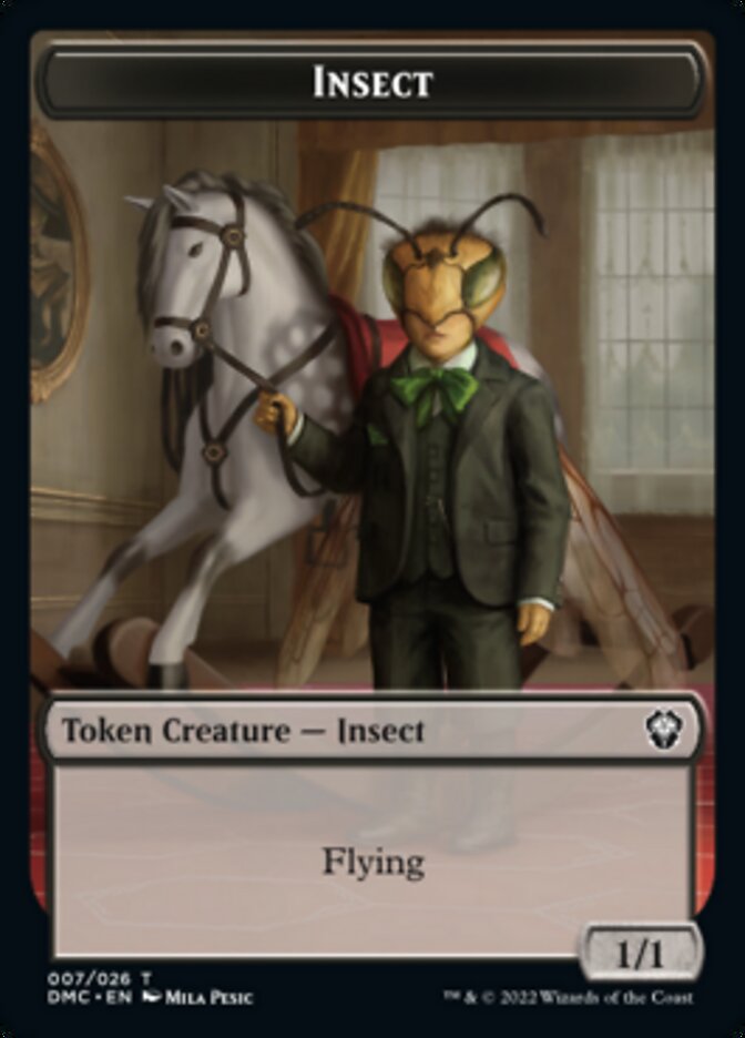 Insect Token [Dominaria United Commander Tokens] | Total Play