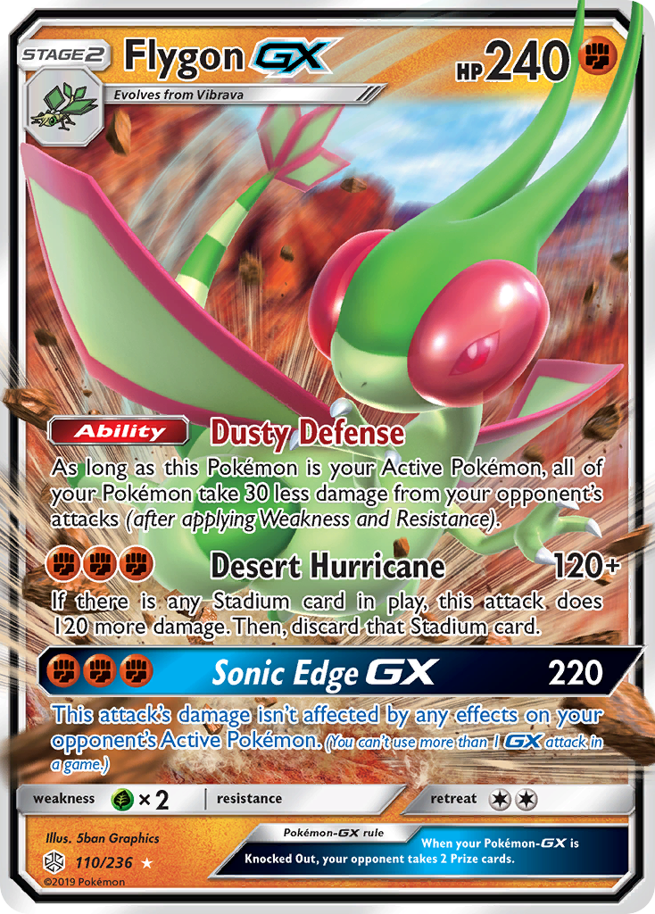 Flygon GX (110/236) [Sun & Moon: Cosmic Eclipse] | Total Play