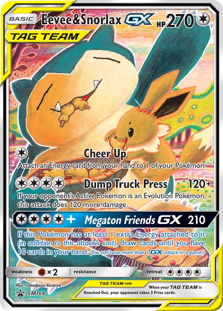 Eevee & Snorlax GX (SM169) [Sun & Moon: Black Star Promos] | Total Play