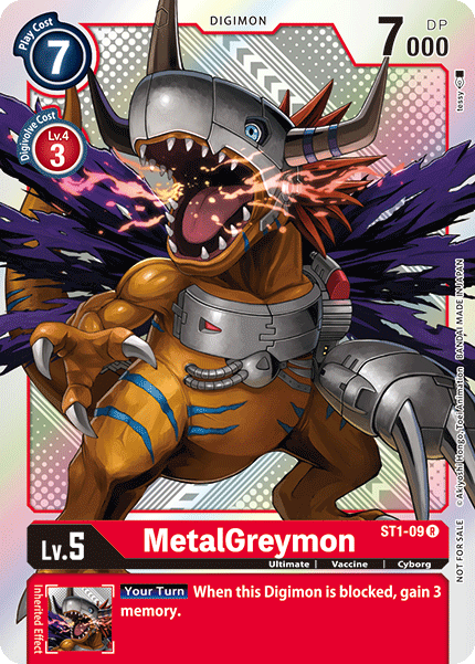 MetalGreymon [ST1-09] (Tournament Pack Vol.2) [Starter Deck: Gaia Red Promos] | Total Play