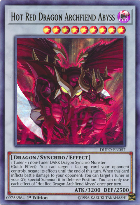 Hot Red Dragon Archfiend Abyss [DUPO-EN057] Ultra Rare | Total Play