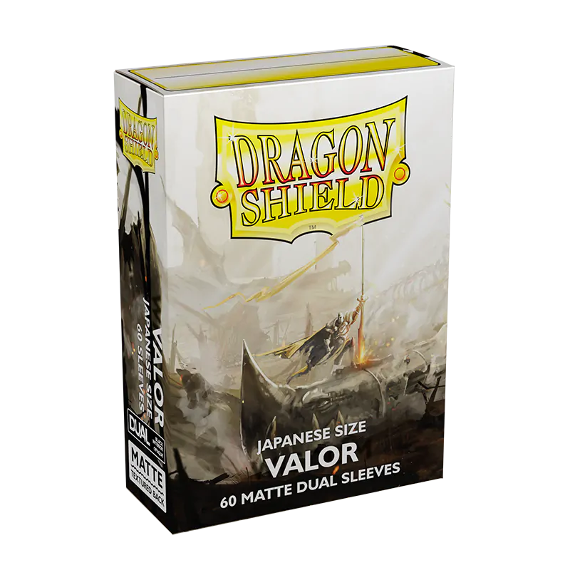 Dragon Shield: Japanese Size 60ct Sleeves - Valor (Dual Matte) | Total Play