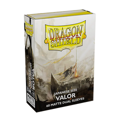 Dragon Shield: Japanese Size 60ct Sleeves - Valor (Dual Matte) | Total Play